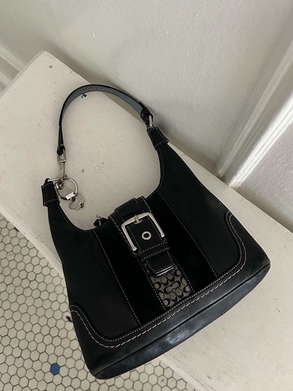 Vintage Y2K Coach Purse Coach Signature Tote Bag No. E0773-F11344